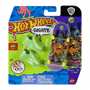 Скейт та Взуття для Пальчиків Hot Wheels Scooby-Doo 1:64 HVJ98 Blue