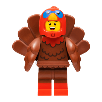 Фігурка Lego Series 23 Turkey Costume Collectible Minifigures col406 1 Б/У - Retromagaz