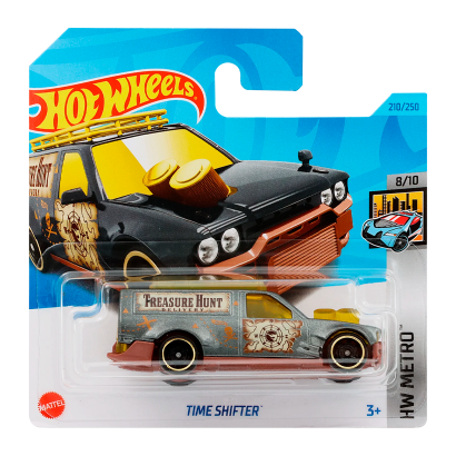 Машинка Базовая Hot Wheels Time Shifter Treasure Hunts Metro 1:64 HKK94 Grey - Retromagaz