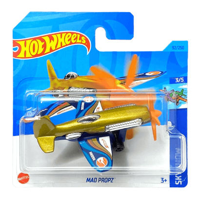 Машинка Базовая Hot Wheels Mad Propz Treasure Hunts Sky Show 1:64 HKK95 Gold - Retromagaz