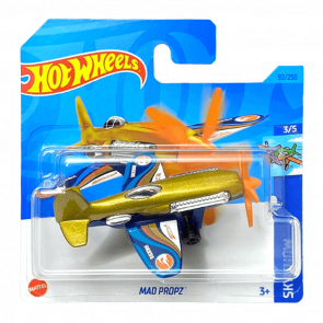 Машинка Базова Hot Wheels Mad Propz Treasure Hunts Sky Show 1:64 HKK95 Gold - Retromagaz