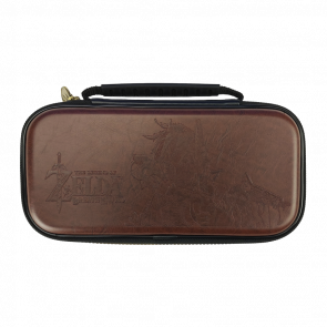 Чехол Твердый Nintendo Switch OLED Model Deluxe Zelda Breath of The Wild Link Travel Case Brown Новый