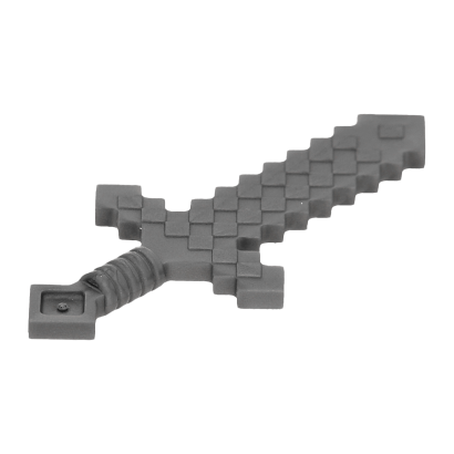 Зброя Lego Minecraft Sword Pixelated 18787 6134370 Dark Bluish Grey Б/У - Retromagaz