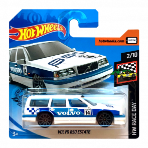 Машинка Базова Hot Wheels Volvo 850 Estate Race Day 1:64 GHB52 White - Retromagaz