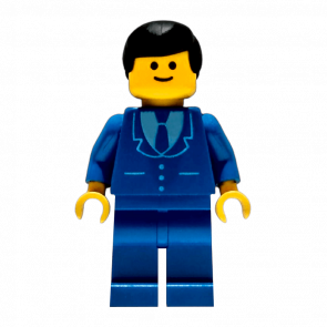 Фигурка Lego People 973p18 Suit with 3 Buttons Blue City trn027 Б/У