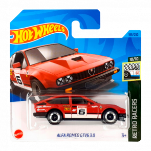 Машинка Базовая Hot Wheels Alfa Romeo GTV6 3.0 Retro Racers 1:64 HKG48 Red - Retromagaz