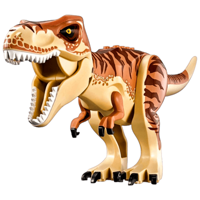 Фігурка Lego Динозавр Tyrannosaurus rex with Medium Nougat Back Animals TRex05 Tan Б/У - Retromagaz