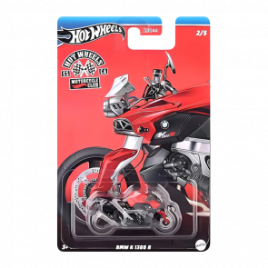 Тематична Машинка Hot Wheels BMW K 1300 R Motorcycle Club 1:64 HRR91 Red - Retromagaz