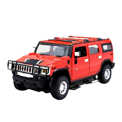 Машинка Радиоуправляемая MZ Hummer H2 1:24 Red - Retromagaz