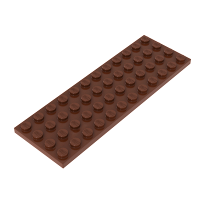 Пластина Lego Звичайна 4 x 12 3029 4225520 4566310 6065139 Reddish Brown 4шт Б/У - Retromagaz