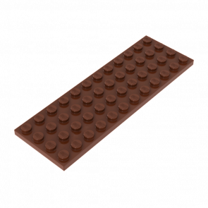 Пластина Lego Звичайна 4 x 12 3029 4225520 4566310 6065139 Reddish Brown 4шт Б/У