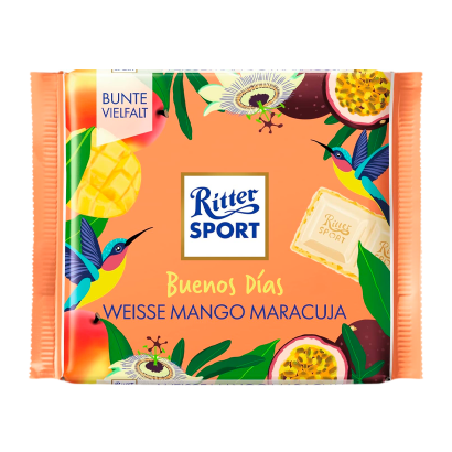 Шоколад Белый Ritter Sport Mango Maracuja 100g - Retromagaz