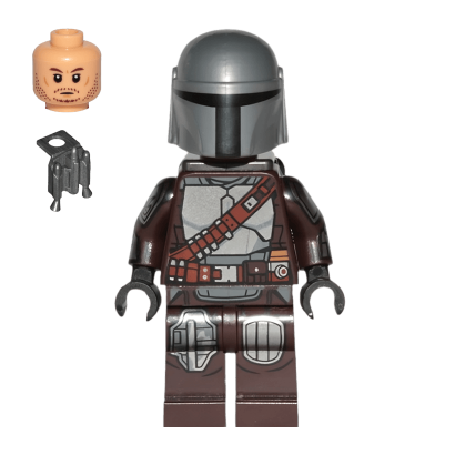 Фигурка Lego Другое Din Djarin Mando Silver Beskar Armor Star Wars sw1212 Б/У - Retromagaz