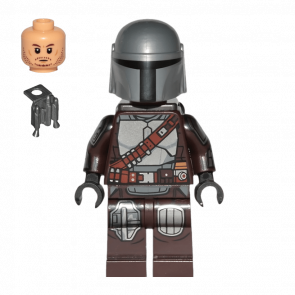 Фигурка Lego Другое Din Djarin Mando Silver Beskar Armor Star Wars sw1212 Б/У