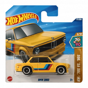 Машинка Базовая Hot Wheels BMW 2002 '70s vs. '90s 1:64 HYX21 Yellow