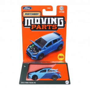 Тематична Машинка Matchbox 2018 Ford Focus RS Moving Parts 1:64 FWD28/HVM82 Blue - Retromagaz