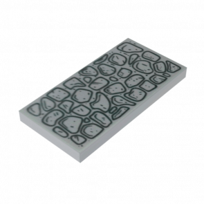 Плитка Lego Декоративная Dark Bluish Gray Cobblestone Outlines Pattern 2 x 4 87079pb0528 6238261 Light Bluish Grey Б/У