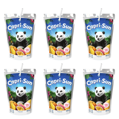 Набор Напиток Соковый Capri-Sun Jungle Drink 200ml 6шт - Retromagaz