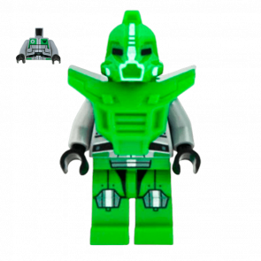 Фигурка Lego Galaxy Squad Bright Green Robot Sidekick with Armor Space gs013 Б/У - Retromagaz