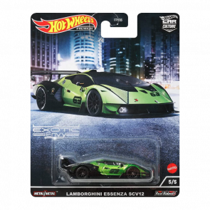 Машинка Premium Hot Wheels Lamborghini Essenza SCV12 Exotic Envy 1:64 HCJ29 Green - Retromagaz