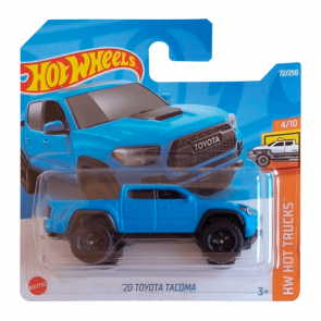 Машинка Базова Hot Wheels '20 Toyota Tacoma Hot Trucks 1:64 HCT18 Blue - Retromagaz