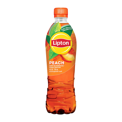 Чай Холодний Lipton Чорний зі Смаком Персику 500ml - Retromagaz