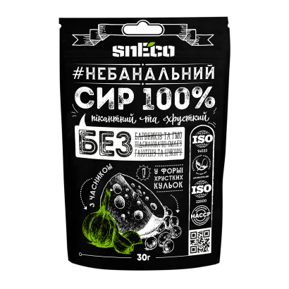 Сир Сушений SnEco Класичний з часником 30g - Retromagaz