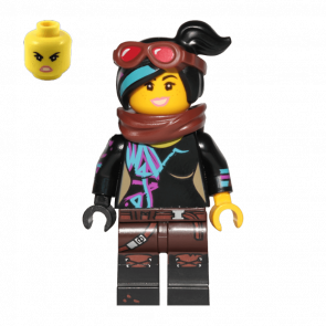 Фігурка Lego The Lego Movie Lucy Wyldstyle Black Quiver Reddish Brown Scarf Cartoons tlm117 2 Б/У - Retromagaz