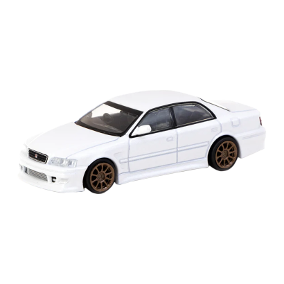 Машинка Premium Tarmac Works VERTEX Toyota Chaser JZX100 Lamley GLOBAL64 1:64 T64G-007-WH White - Retromagaz