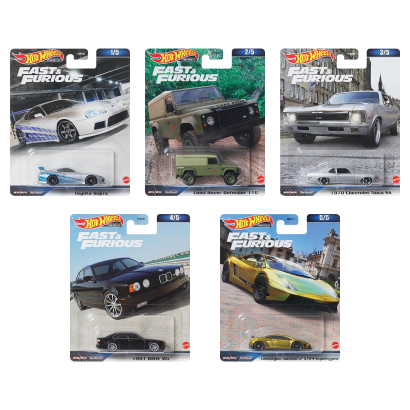 Набір Машинка Premium Hot Wheels Fast & Furious 2023-4 HNW46 5шт - Retromagaz