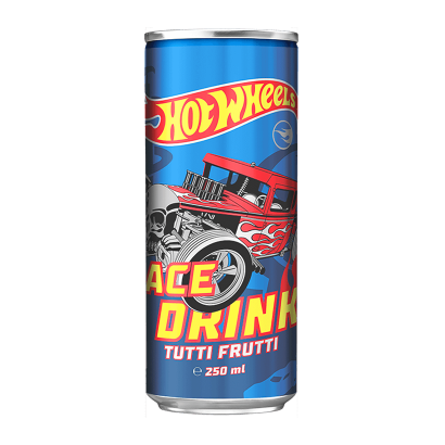 Напиток The Drinks Hot Wheels Race Drink Tutti Frutti 250ml - Retromagaz