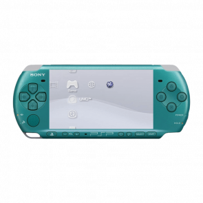 Консоль Sony PlayStation Portable Slim PSP-3ххх Модифицированная 32GB Turquoise + 5 Встроенных Игр Б/У