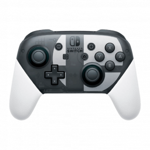 Геймпад Бездротовий Nintendo Switch Pro Controller Smash Bros. Ultimate Edition White Black Б/У - Retromagaz