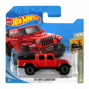 Машинка Базовая Hot Wheels '20 Jeep Gladiator Baja Blazers 1:64 GHB41 Red - Retromagaz