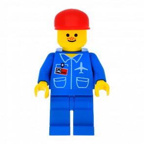 Фигурка Lego Airport Blue 3 Button Jacket Freckles City air026 Б/У - Retromagaz