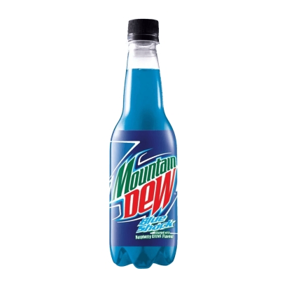 Напиток Mountain Dew Blue Shock Малина Цитрус 400ml - Retromagaz