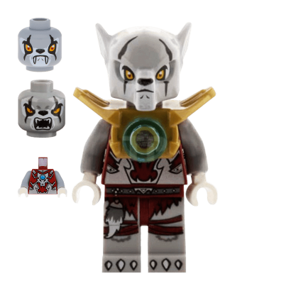 Фігурка Lego Wolf Tribe Worriz Legends of Chima loc052 Б/У - Retromagaz