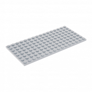 Пластина Lego Звичайна 2шт 8 x 16 92438 4598522 Light Bluish Grey Б/У