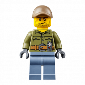 Фигурка Lego Volcano Explorers 973pb2454 Male Shirt with Belt and Radio City cty0683 Б/У