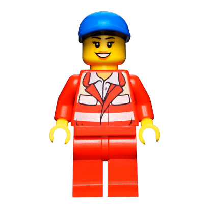 Фигурка Lego Hospital 973pb0996 Paramedic Red Uniform City cty0317 Б/У - Retromagaz