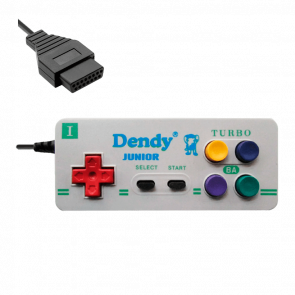 Геймпад Проводной RMC Famicom Dendy Dendy Junior Turbo 15pin Grey 1.2m Новый - Retromagaz