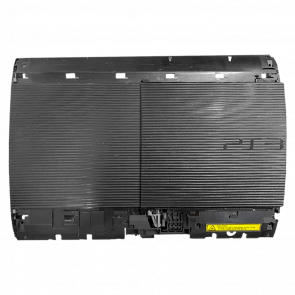 Корпус Sony PlayStation 3 Super Slim Верхняя Часть Корпуса без Глянцевых Накладок Black Б/У Хороший - Retromagaz