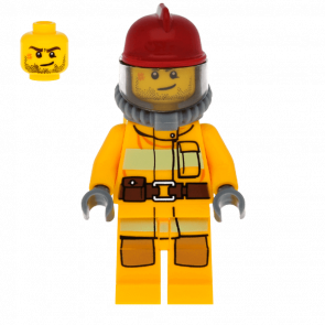 Фігурка Lego Fire 973pb1011 Bright Light Orange Fire Suit with Utility Belt City cty0287 Б/У