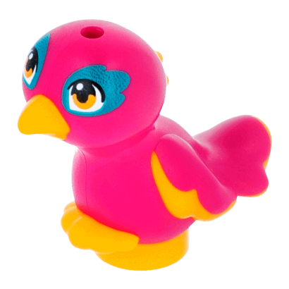 Фигурка Lego Воздух Bird Friends Elves Pepper Feet Joined with Magenta Body Animals 35074pb02 1 6211857 Bright Light Orange Б/У - Retromagaz