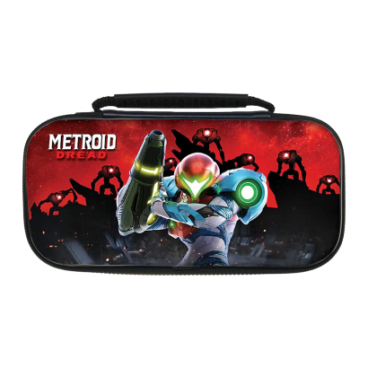 Чехол Твердый Nintendo Switch OLED Model Lite Metroid Dread Black Новый - Retromagaz