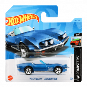 Машинка Базовая Hot Wheels '72 Stingray Convertible Roadsters 1:64 HKG60 Blue - Retromagaz