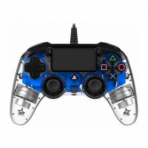 Геймпад Дротовий Nacon PlayStation 4 Wired Compact Controller Crystal Б/У - Retromagaz