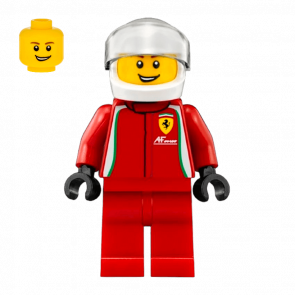 Фигурка Lego Speed Champions Ferrari 458 Italia GT2 Driver Другое sc007 1 Б/У