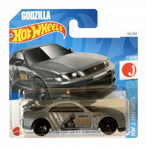 Машинка Базовая Hot Wheels Nissan Skyline GT-R R33 Godzilla J-Imports 1:64 HTD96 Grey - Retromagaz