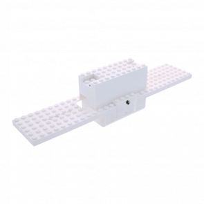 Електрика Lego Батарейний Блок 9V RC Train Base 6 x 30 55455c01 4427073 White Б/У - Retromagaz